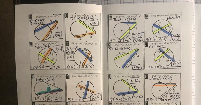 Geometry unit 10 circles quiz 10-2 answers