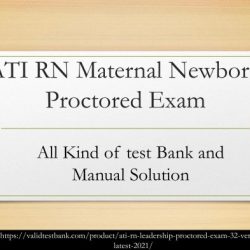 Ati rn fundamentals proctored exam 2019