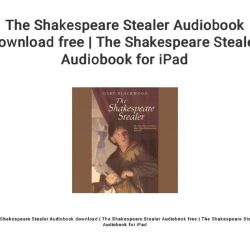 The shakespeare stealer chapter summaries