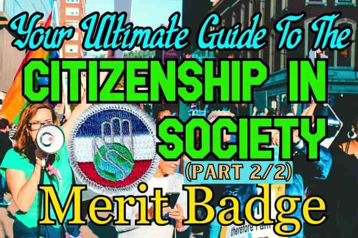 Citizenship in the nation merit badge answers