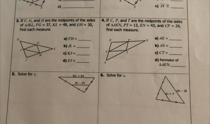 Unit 5 relationships in triangles homework 6 triangle inequalities